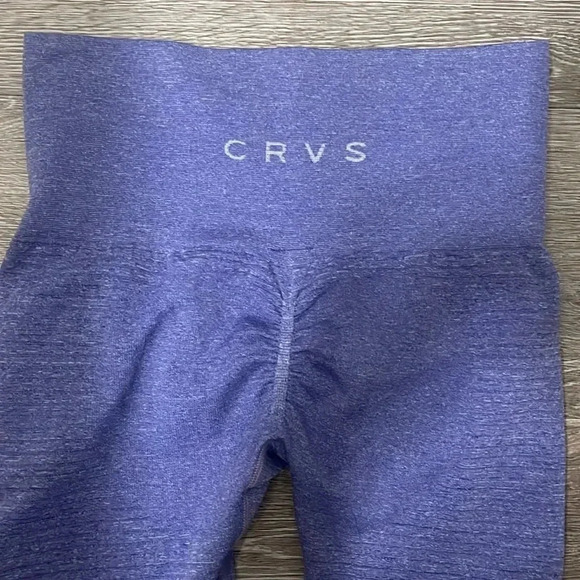 CRVS seamless scrunch butt leggings size small purple - Picture 3 of 6